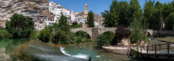 Vista panorámica de Alcalá de Júcar