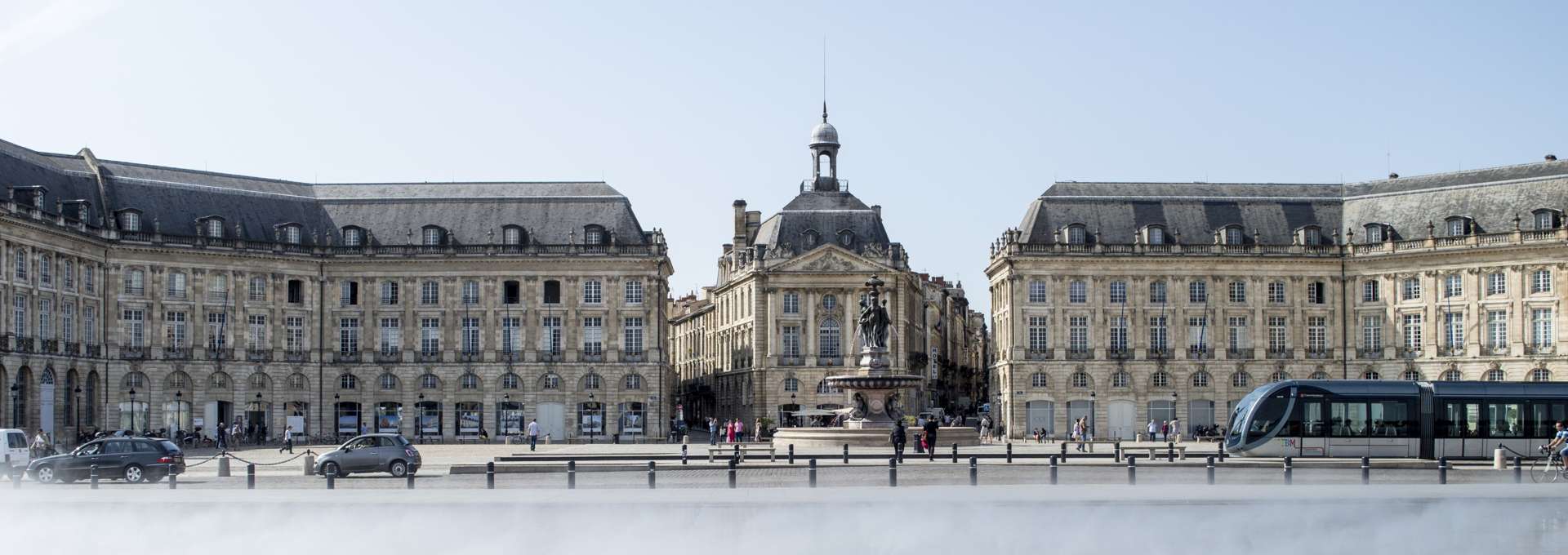 Plaza de la Bolsa en Burdeos