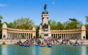 Lago del parque del Retiro Madrid
