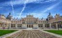 Vista de jardines y Palacio Real de Aranjuez